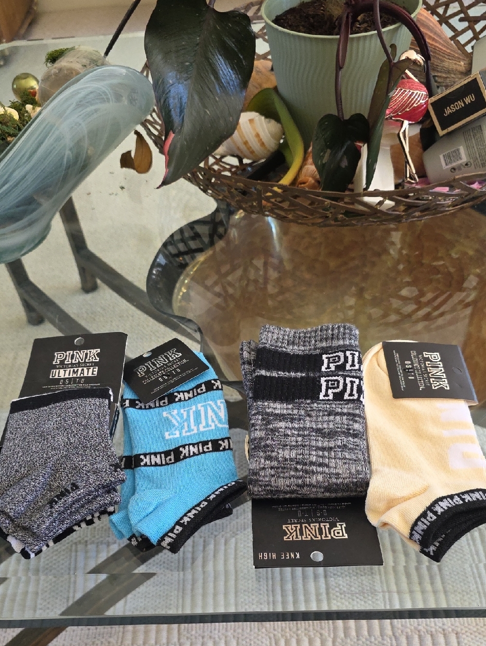 PINK Victoria's Secret Women's Low-Cut Sock Pack - 5 Pairs
